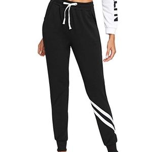 Stylish Slim-Fitting Black Sweatpants